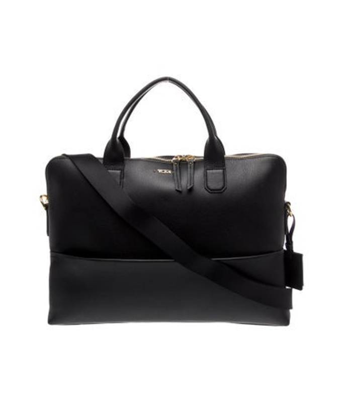 Tumi Leather Top Handle Bag
