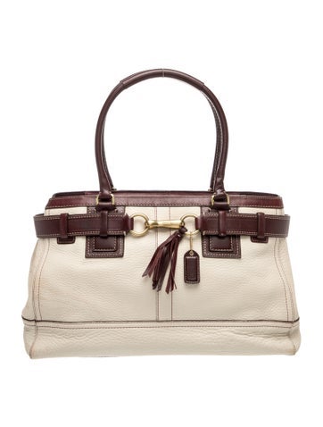 Leather Top Handle Bag