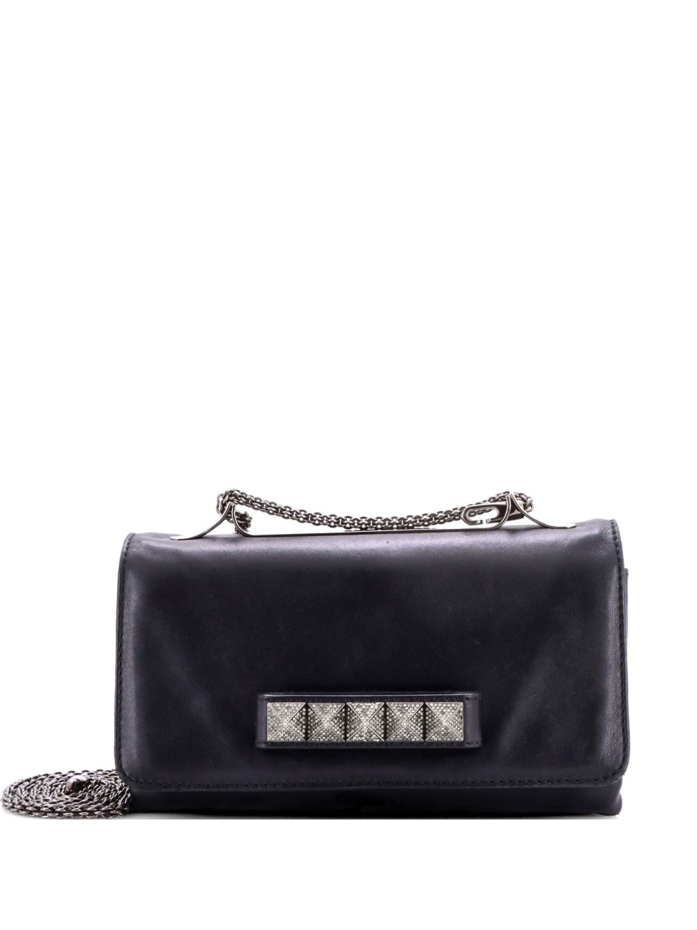 Va Va Voom Crystal Studs Leather Medium clutch bag