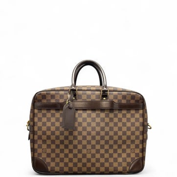 Coated Canvas Top Handle Bag