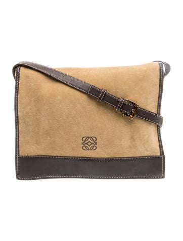 Suede Crossbody Bag