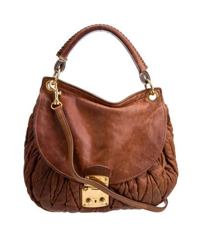Miu Miu Miu Leather Shoulder Bag