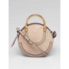 Chloe Motty Grey Suede/Leather Small Pixie Bag
