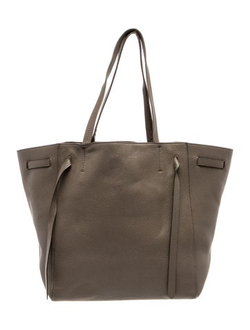 Leather Cabas Phantom w/Belt Small