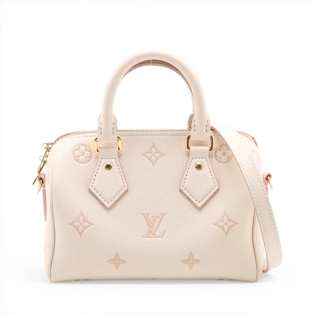 Louis Vuitton Monogram Empreinte Speedy Bandoulière 20 M14291 Beige There was an