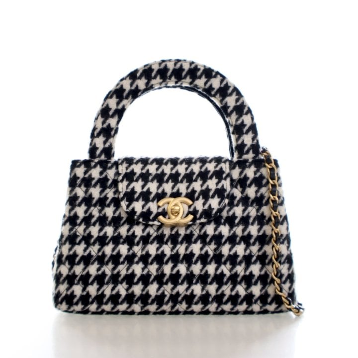 Chanel Nano Tweed Kelly Shopper