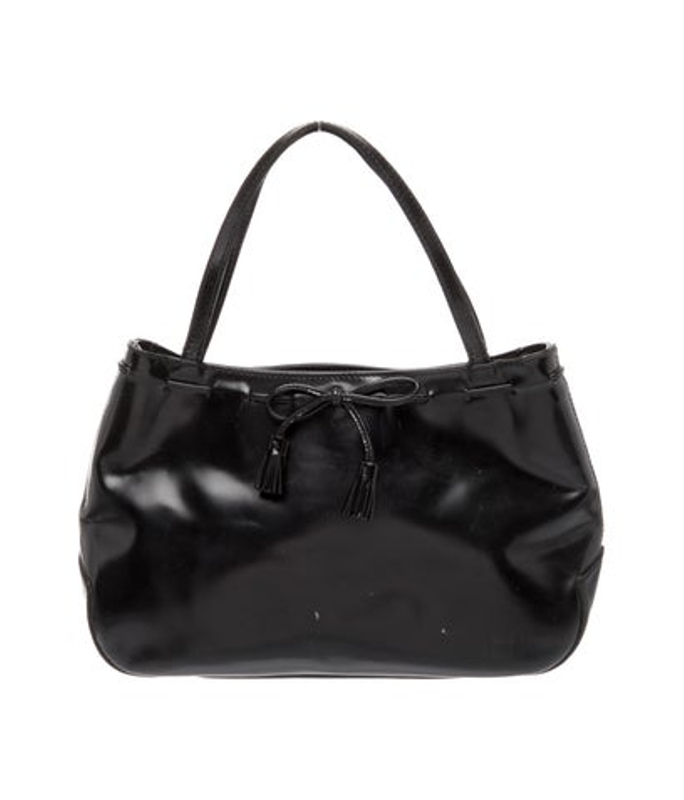 Anya Hindmarch Hindmarch Patent Leather Top Handle Bag