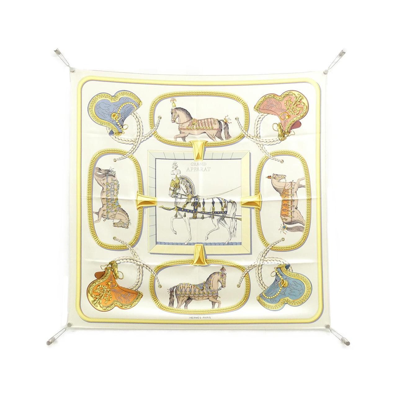 [Unused] Hermes GRAND APPARAT Carre 001364S Scarf