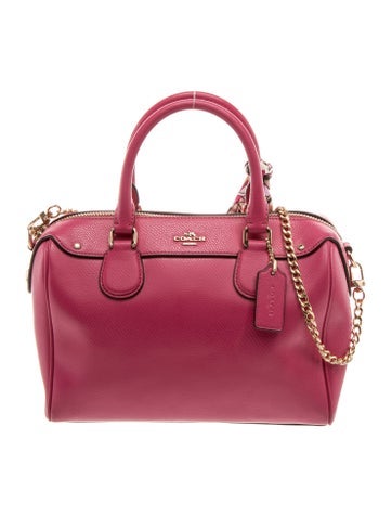 Leather Top Handle Bag