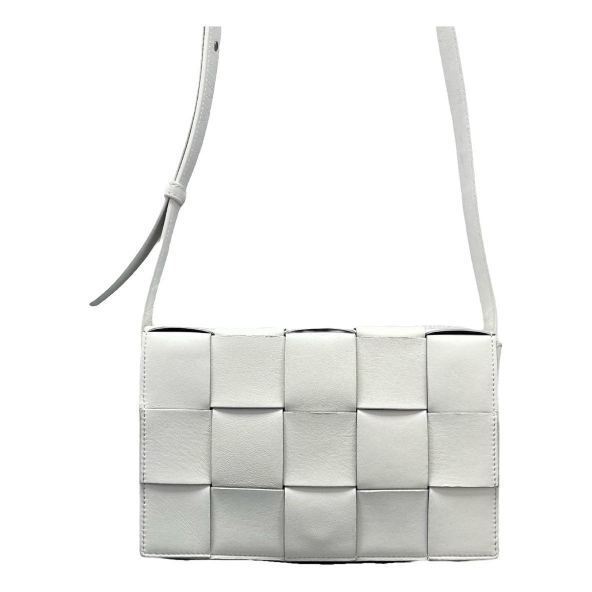 Cassette leather handbag