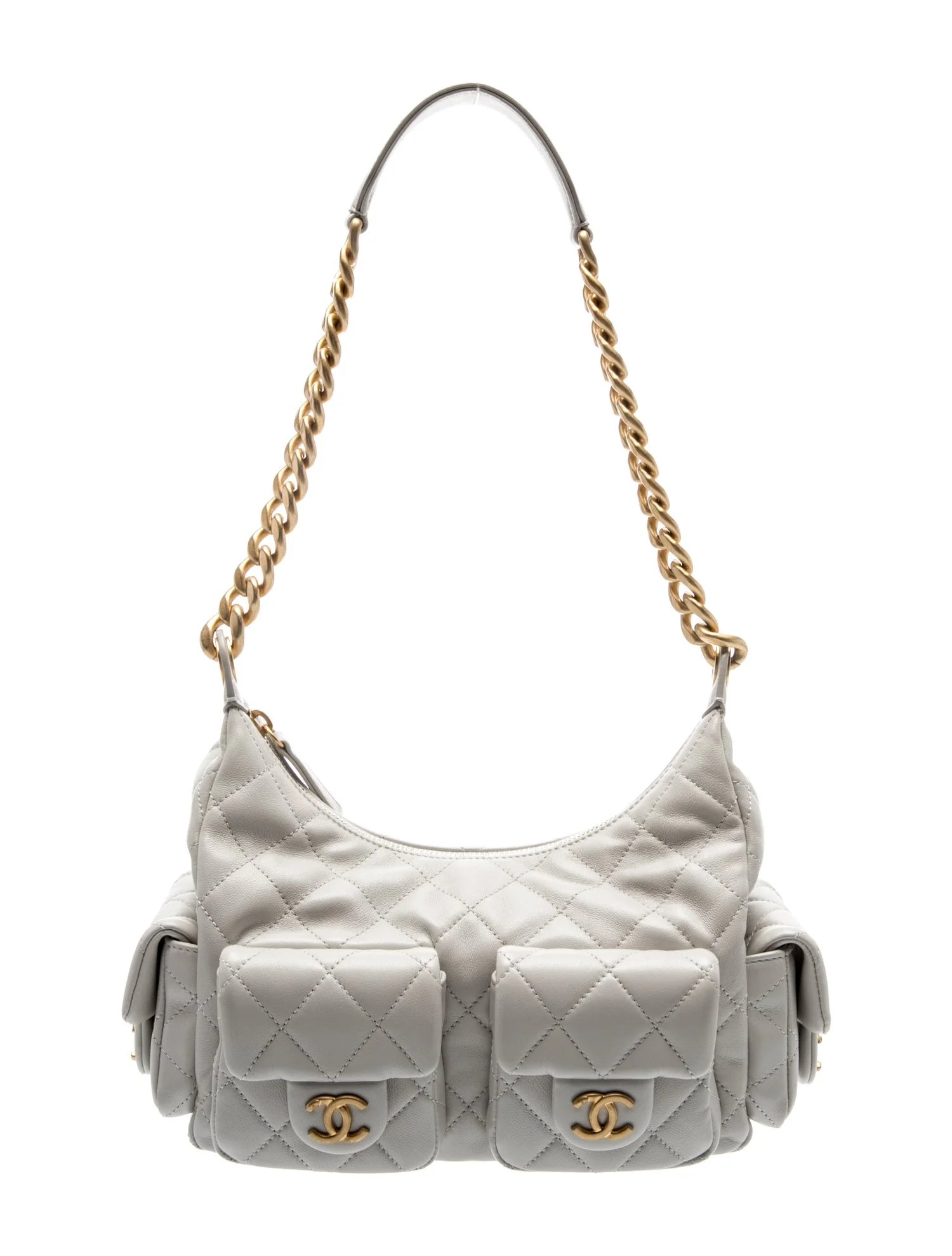 Large Trendy Pockets Hobo