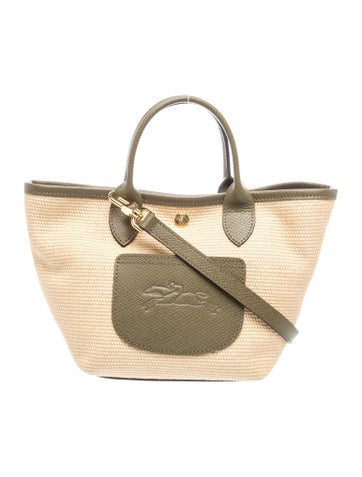 Raffia Top Handle Bag