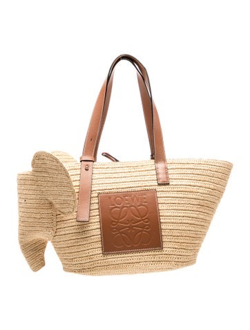Loewe Raffia Elephant