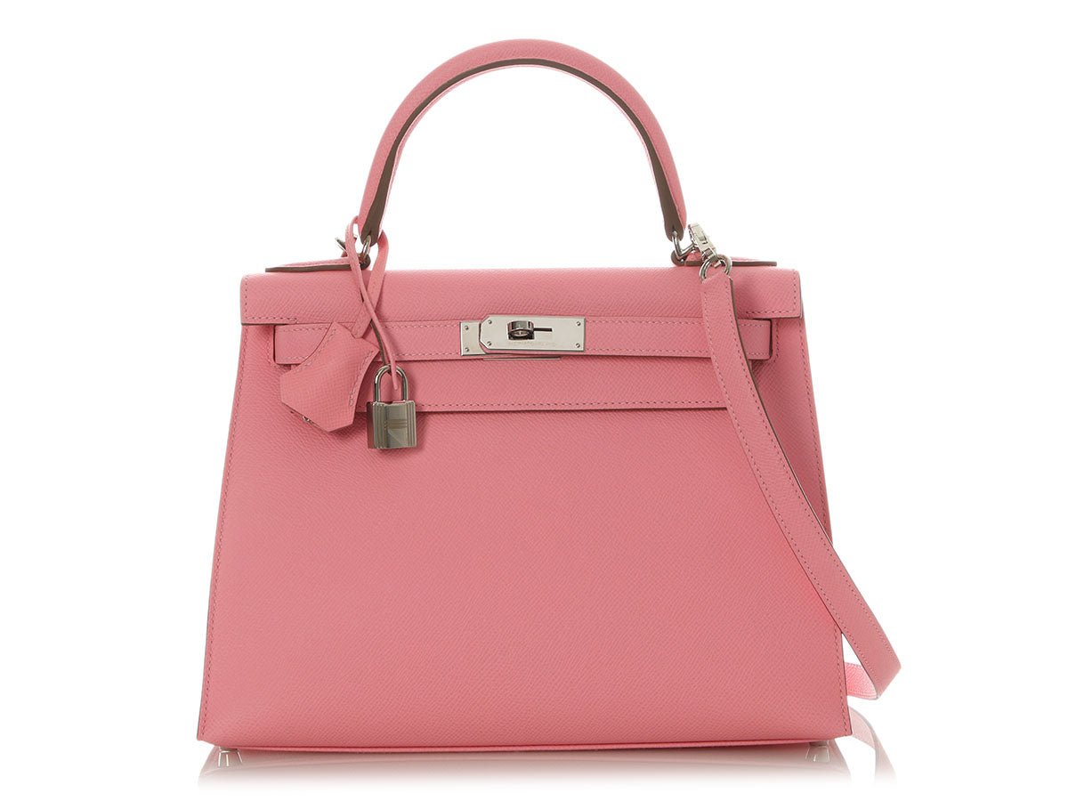 Hermes Hermès Rose Confetti Epsom Kelly 28