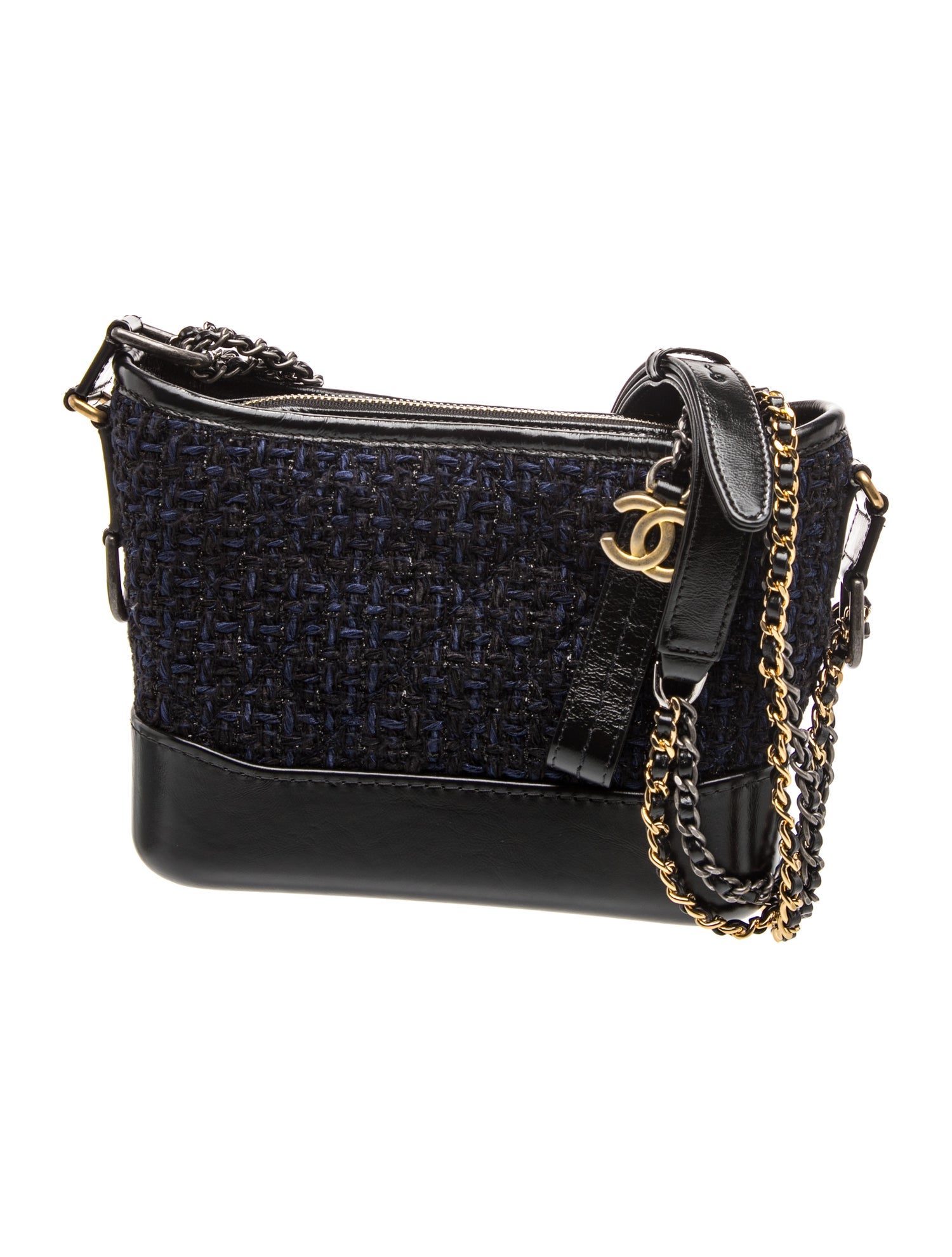Chanel Quilted Tweed Small Gabrielle Hobo