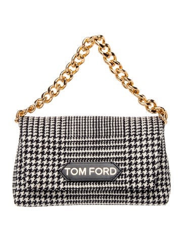 Tom Ford Tweed Top Handle Bag