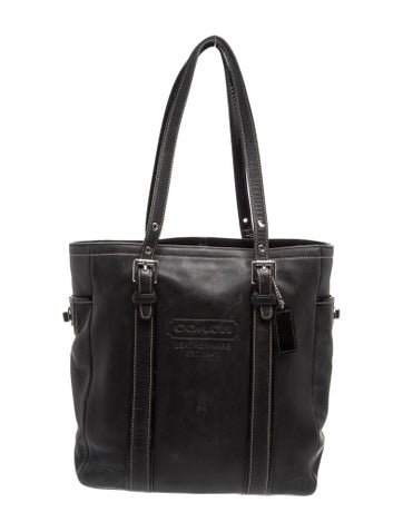 Coach Leather Top Handle Bag
