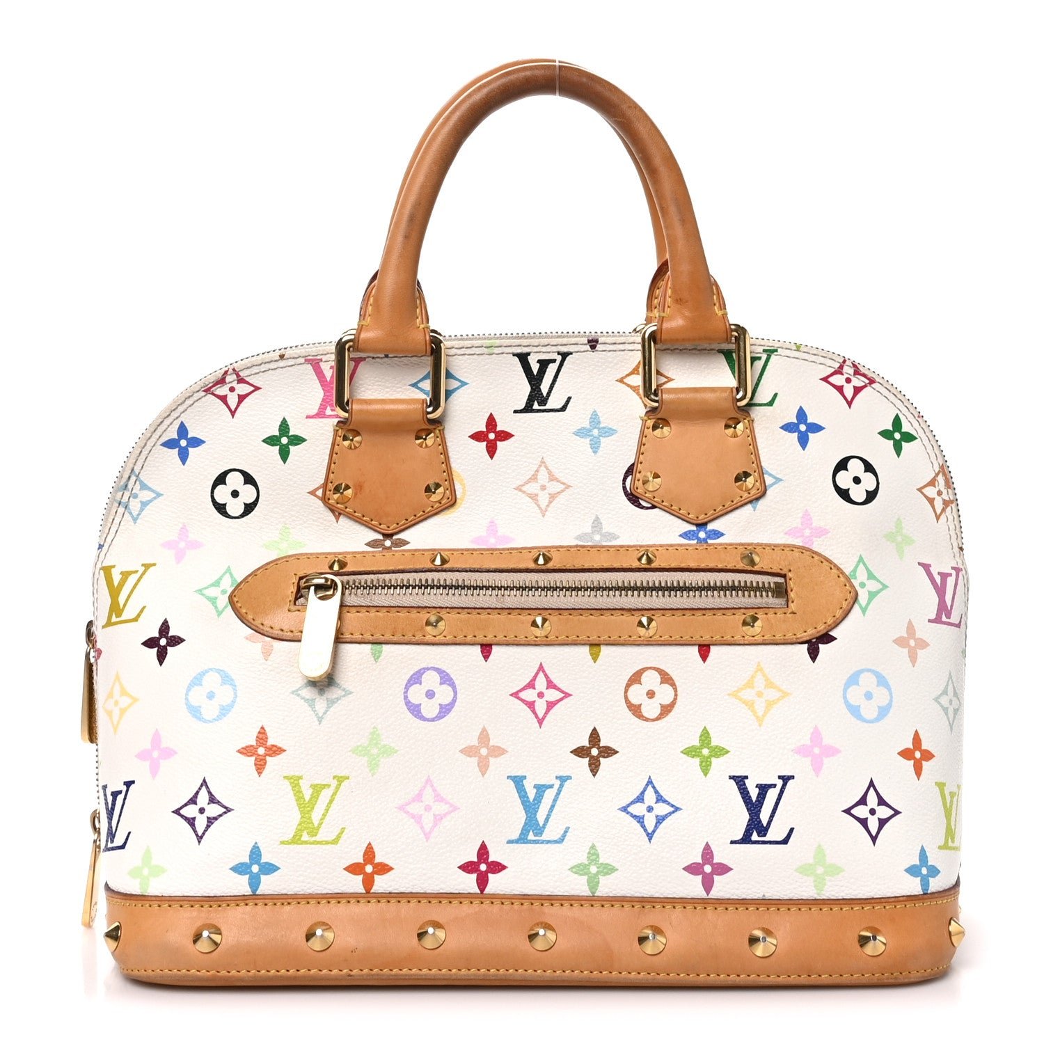 Louis Vuitton Monogram Multicolor Alma PM White