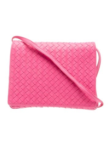 Intrecciato Nappa Intrecciato Flap Crossbody Bag