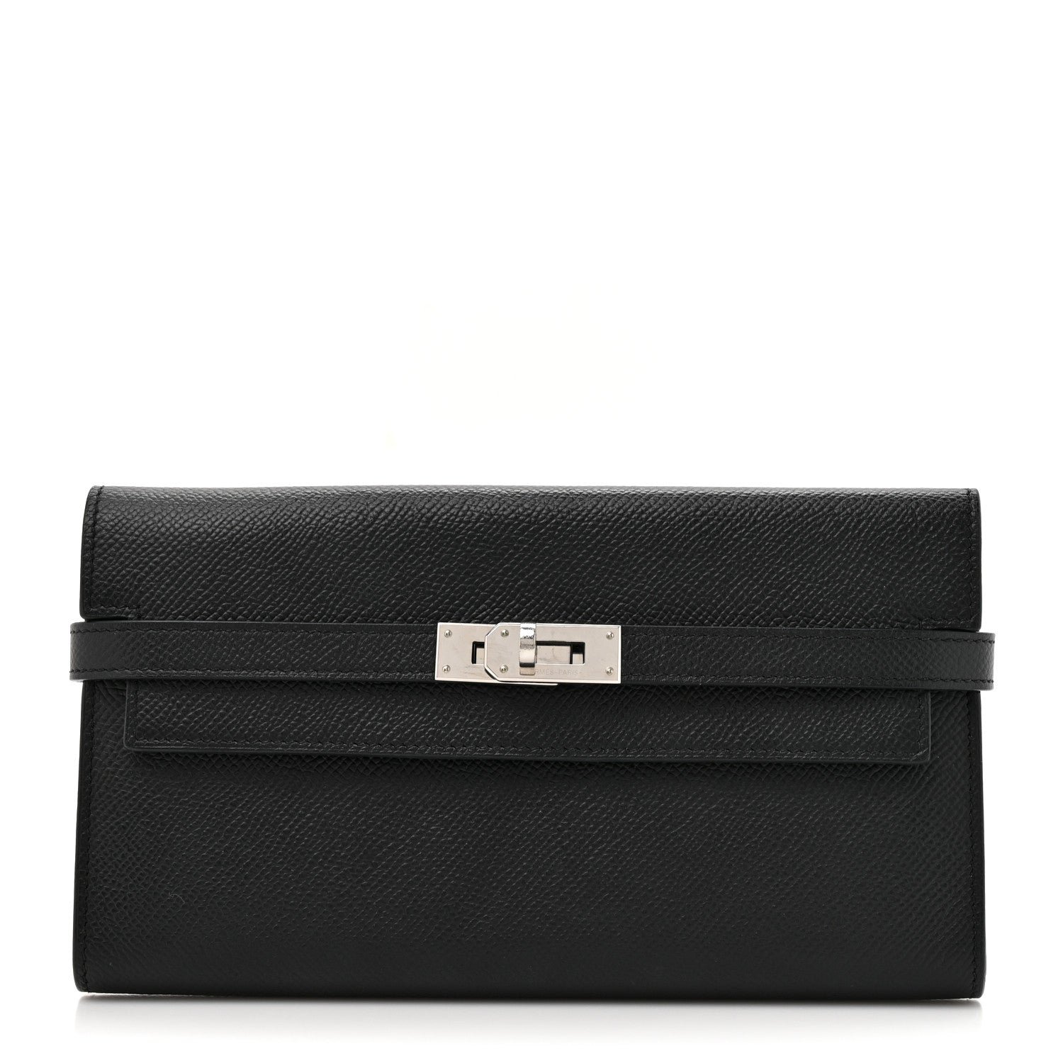 Hermes Epsom Kelly Longue Wallet Black