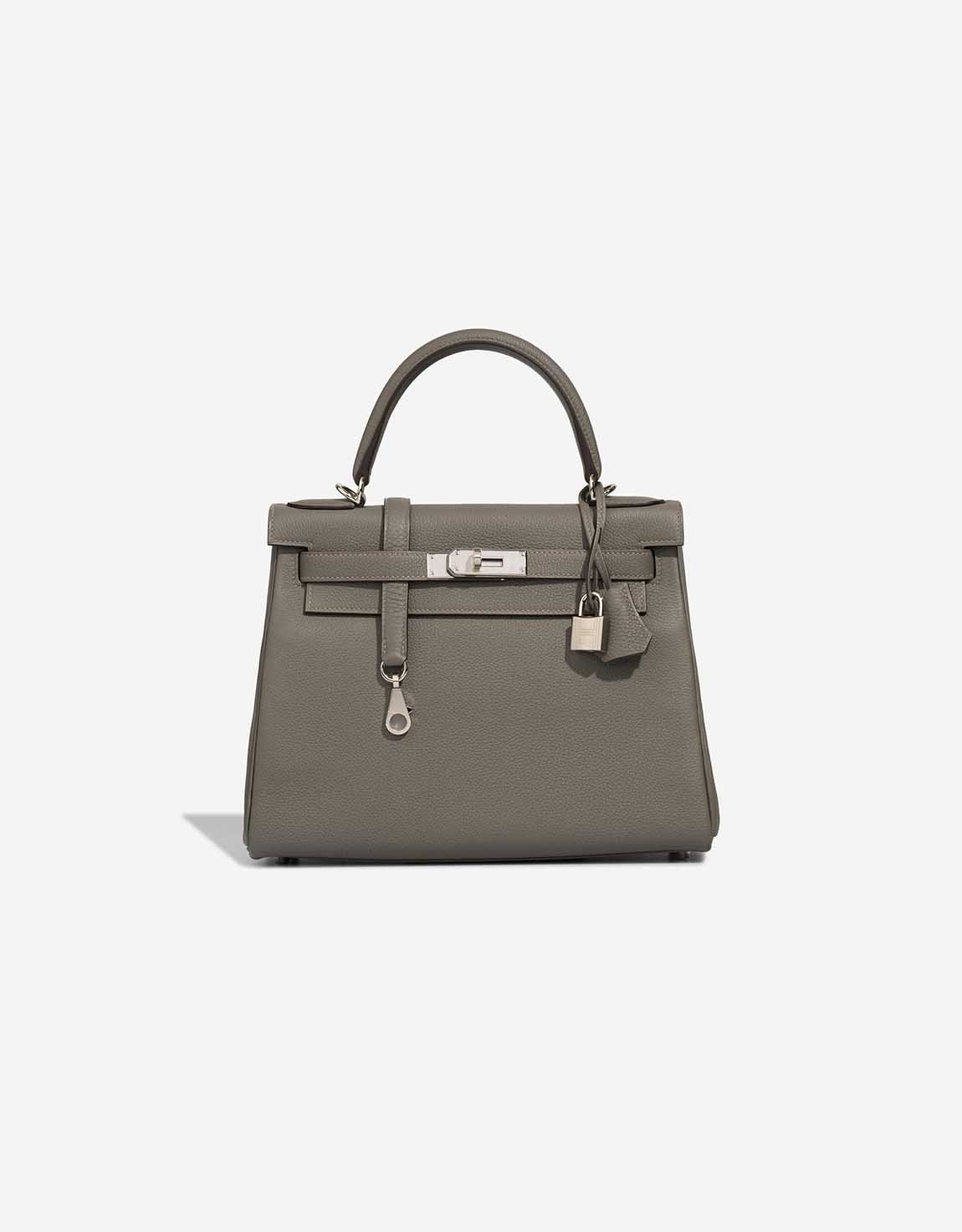 Hermes 
		Kelly 28 Togo Gris Meyer    