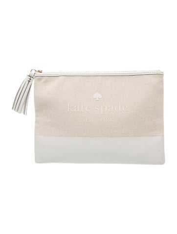 Kate Spade Canvas Clutch w/ Tags