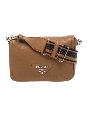 Vitello Daino Leather Crossbody Bag