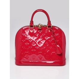 Louis Vuitton Louis Vuitton Rose Indian Monogram Vernis Alma PM Bag