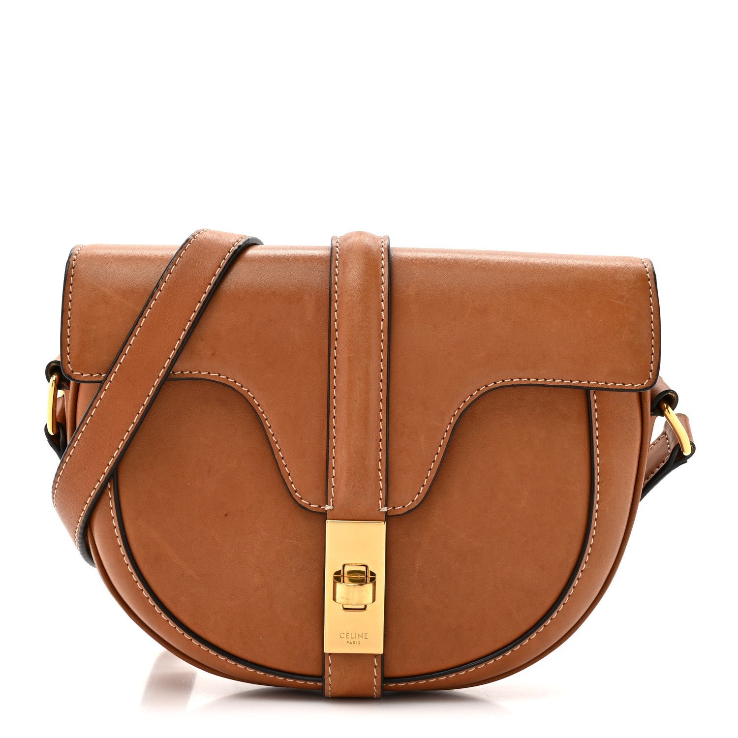 Celine Natural Calfskin Besace Small 16 Tan
