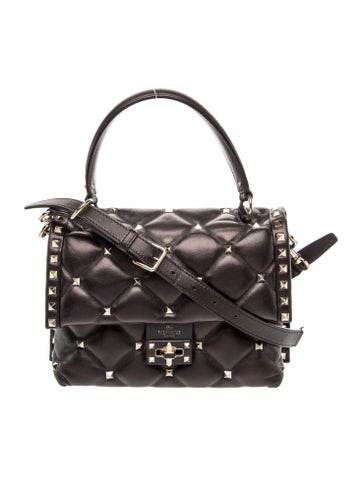 Rockstud Top Handle Bag