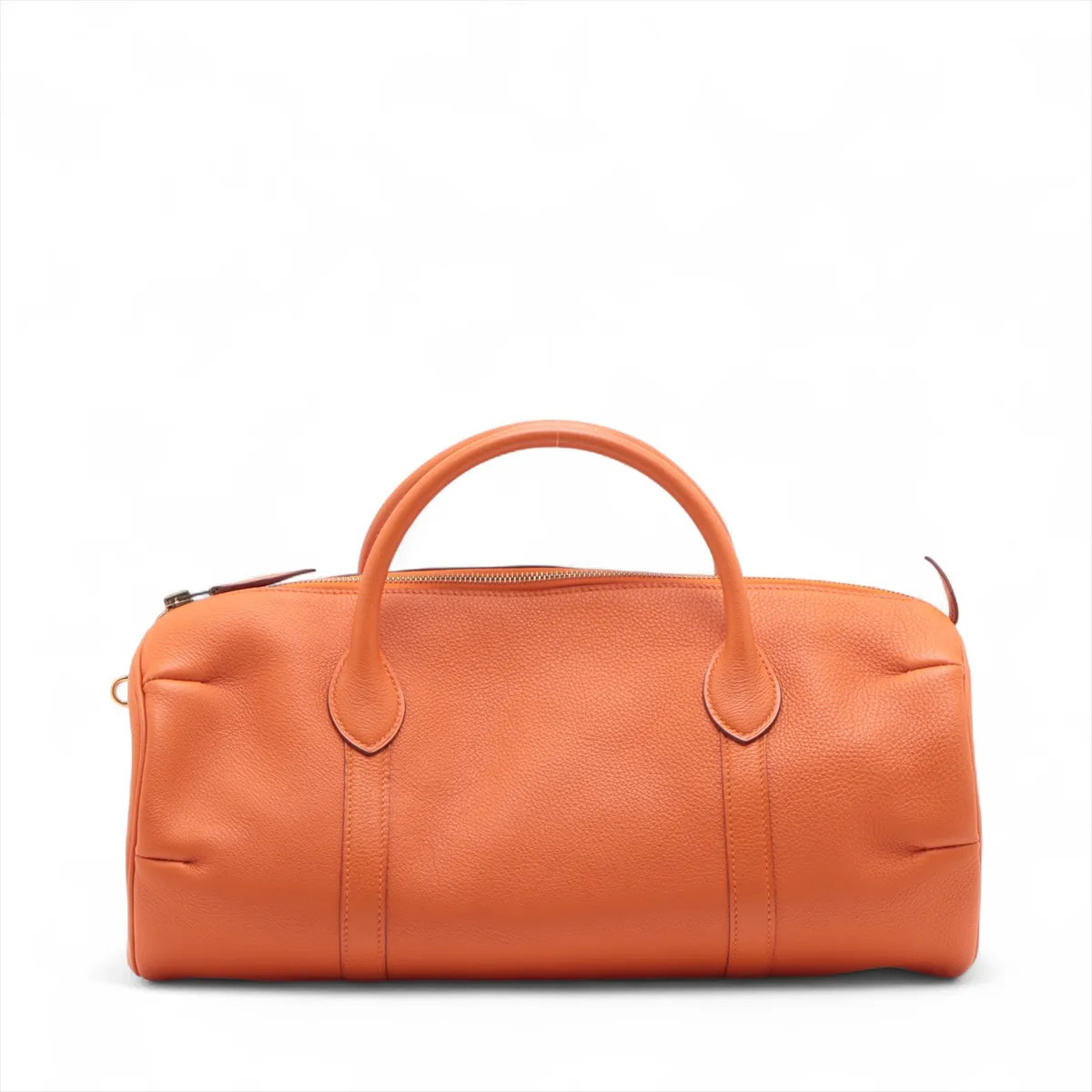 Hermes Hermès Twenty Togo Orange Gold Metal Fittings
