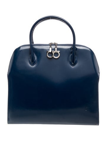 Leather Top Handle Bag