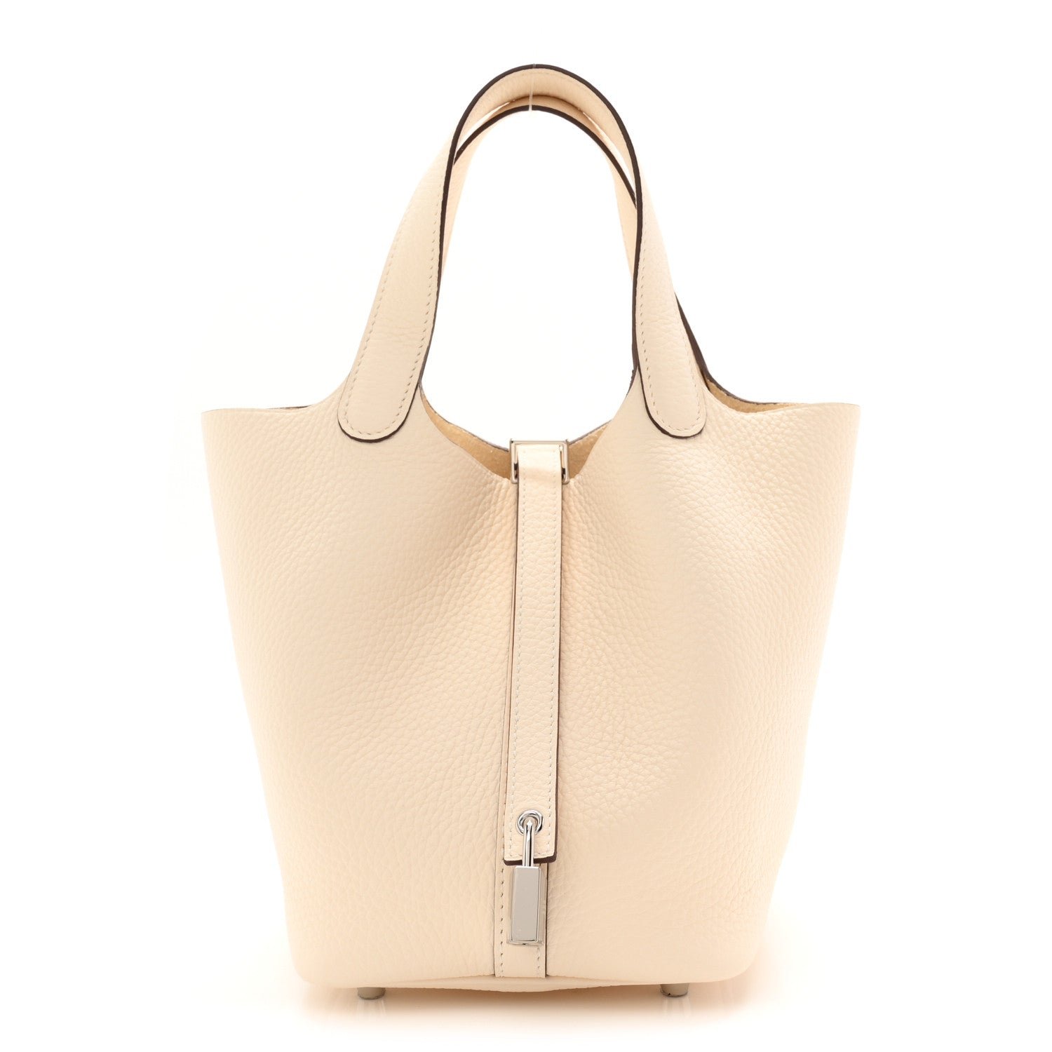 Hermes Hermes Taurillon Clemence Picotin Lock 18 PM Nata