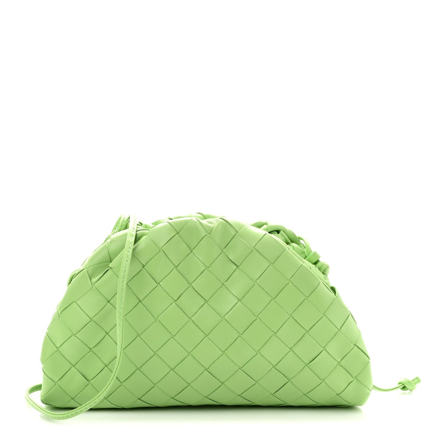 Bottega Veneta Nappa Intrecciato The Mini Pouch Pistachio