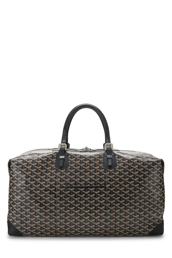 Goyard Black Goyardine Canvas Bowling 55