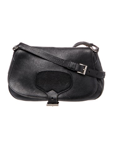 Enameled Metal Triangle Crossbody Bag