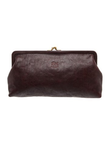 Il Bisonte Leather Clutch