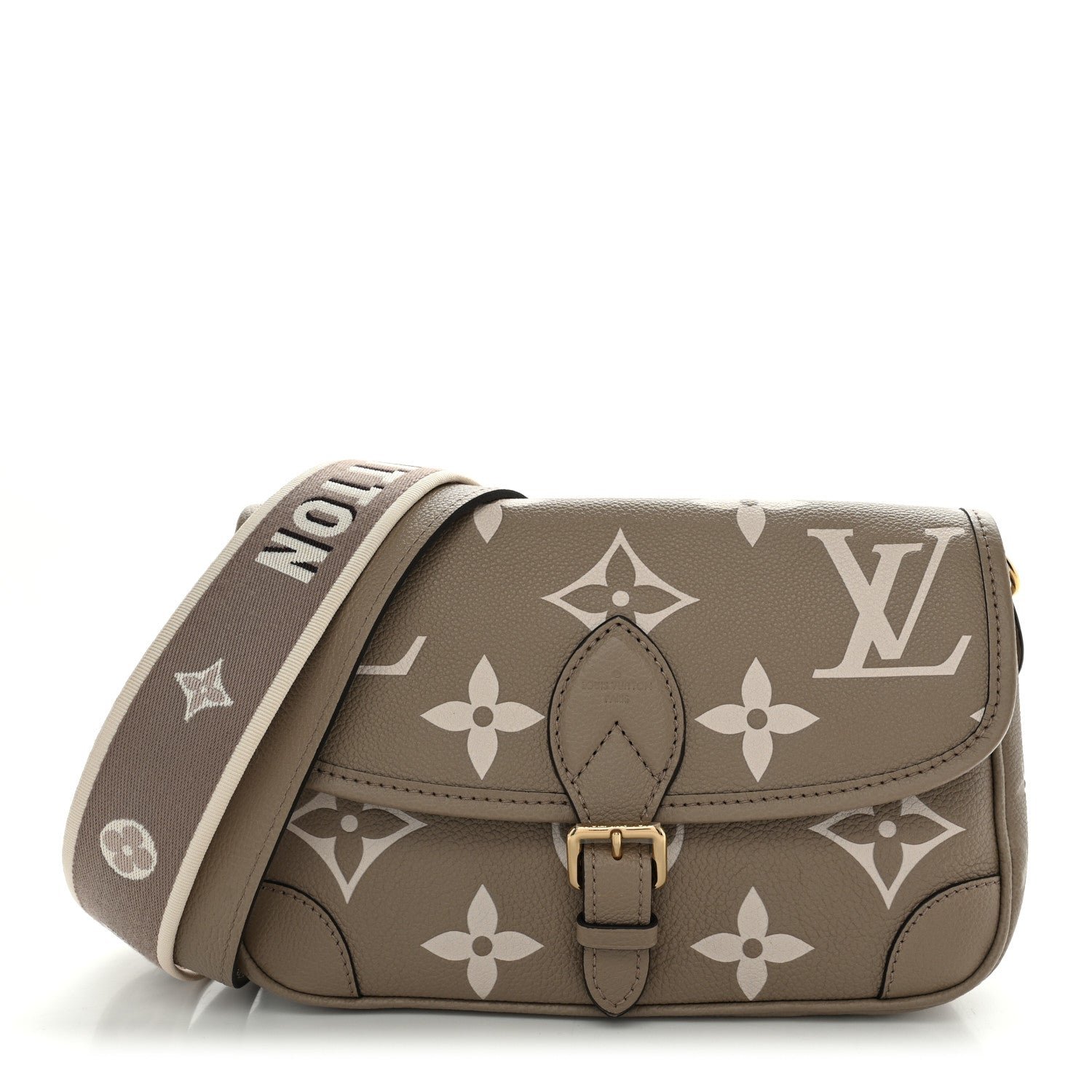Louis Vuitton Empreinte Monogram Giant Diane Tourterelle Creme