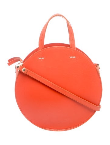 Leather Top Handle Bag