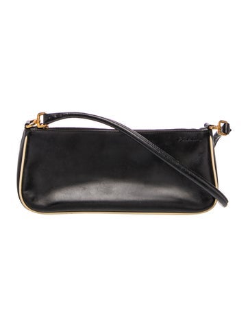 Prada Spazzolato Leather Shoulder Bag