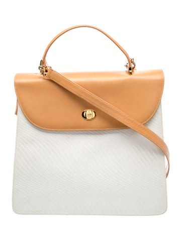 Leather Top Handle Bag