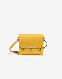Hermes 
		Roulis 18 Swift Jaune Ambre    