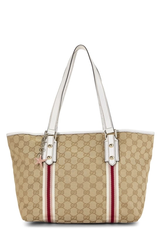 White Original GG Canvas Jolicoeur Tote