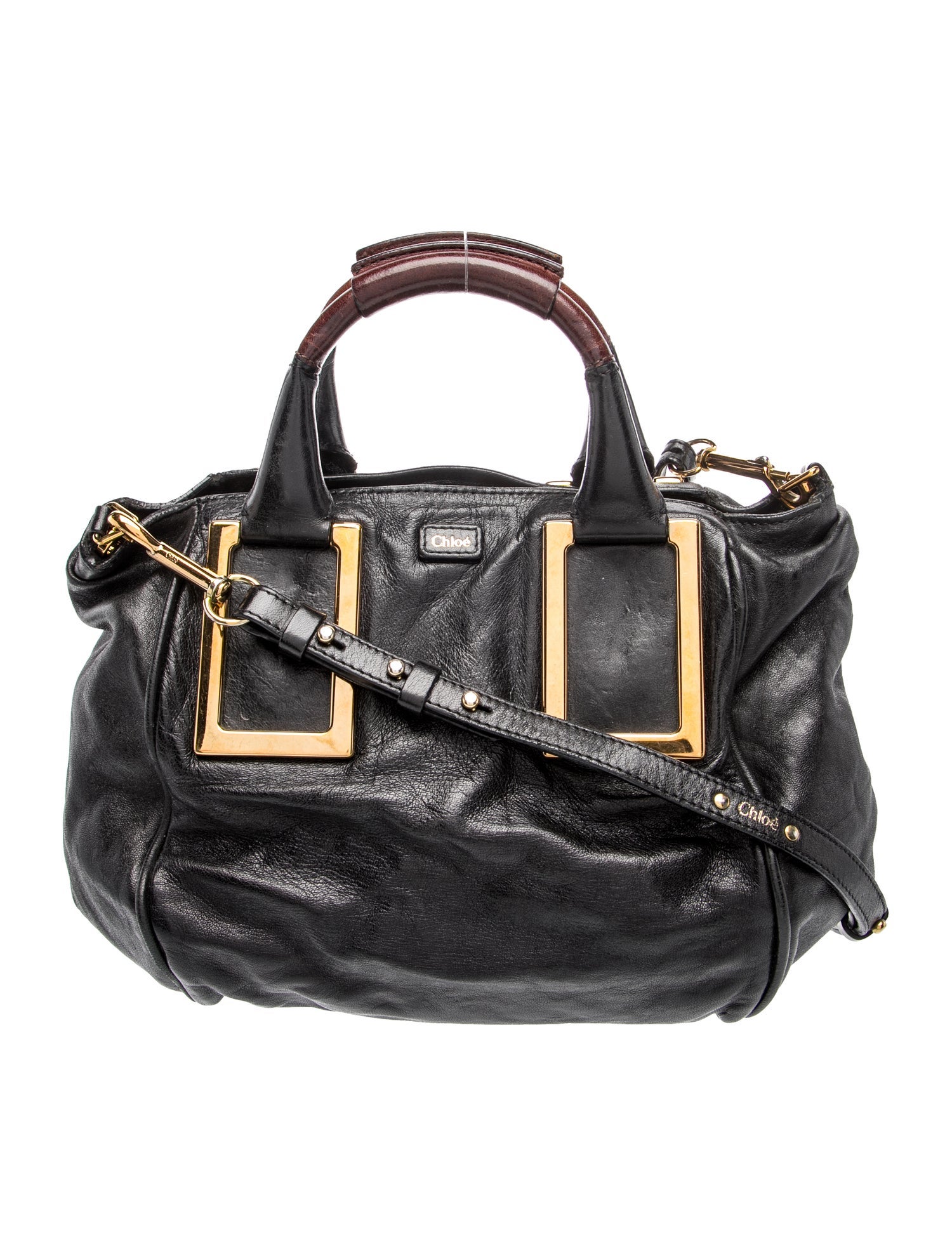 Leather Top Handle Bag