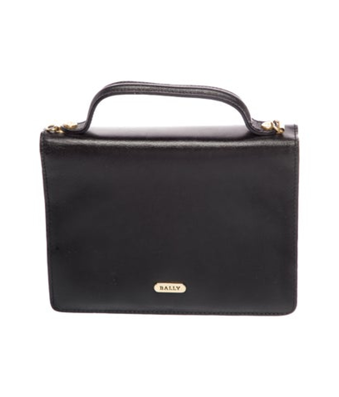 Bally Leather Top Handle Bag