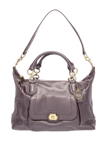 Leather Top Handle Bag