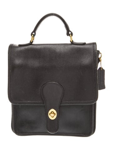 Leather Top Handle Bag