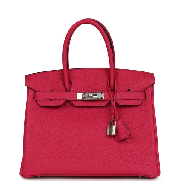 Hermes Hermes Birkin 30 Rose Extreme Togo Palladium Hardware
