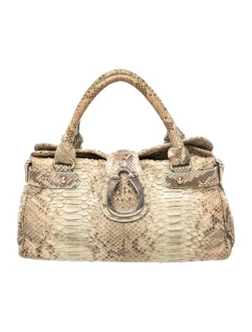 Python Top Handle Bag
