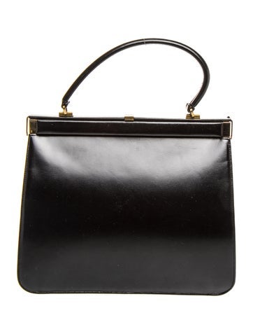Leather Top Handle Bag
